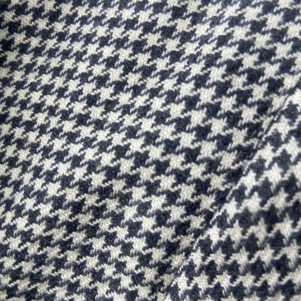 Hart Schaffner Marx Sport Wool Coat Blazer Jacket Houndstooth Mens 42 R Vintage